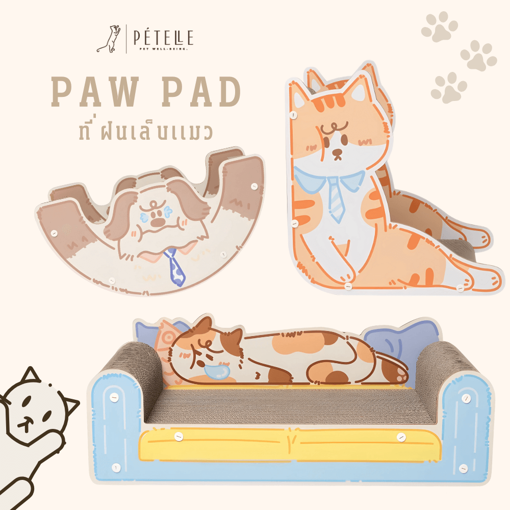 ที่ฝนเล็บแมวเปลโยก PETELLE รุ่น PAW PAD (ROCK-A-PAW)_2